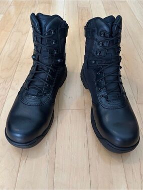 NWOT, Bates Men's Black Tactical Duty Boots, Size 10 Never worn.